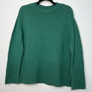 GAP Green Knit Women's Crew Neck Sweater size S